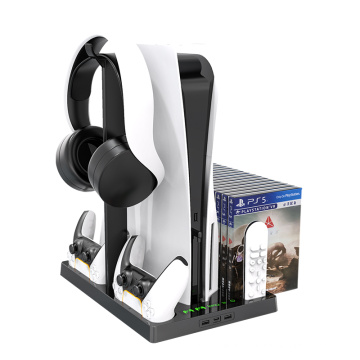 Vertical Stand with Headset Holder for PS5